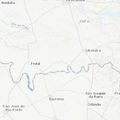 Map showing location of Conceição das Alagoas (-19.914720, -48.388330)
