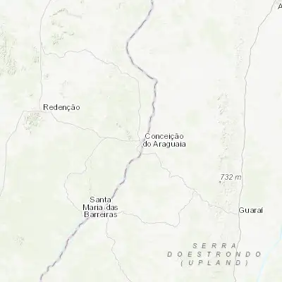 Map showing location of Conceição do Araguaia (-8.264410, -49.269820)