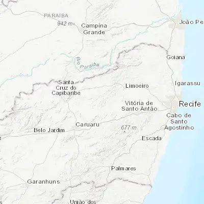 Map showing location of Cumaru (-8.006110, -35.697220)
