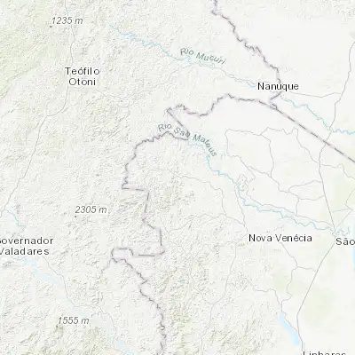 Map showing location of Ecoporanga (-18.373330, -40.830560)