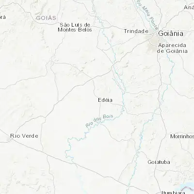 Map showing location of Edéia (-17.338330, -49.931390)