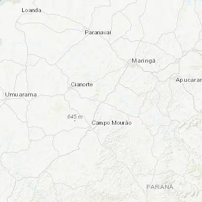 Map showing location of Engenheiro Beltrão (-23.797220, -52.269170)