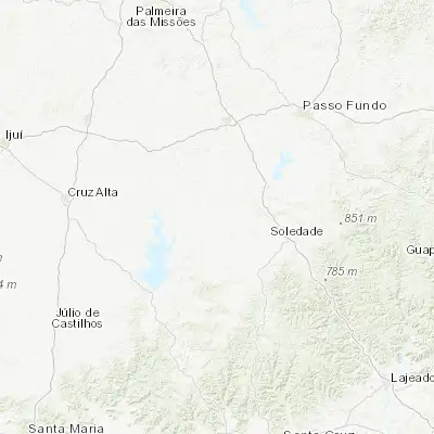 Map showing location of Espumoso (-28.724720, -52.849720)