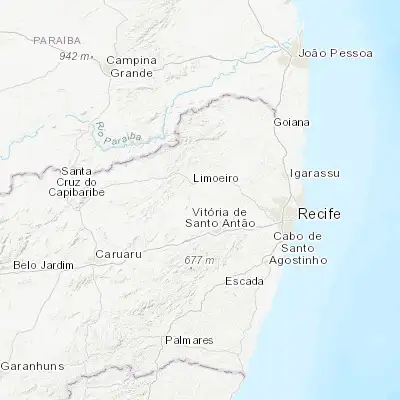 Map showing location of Feira Nova (-7.950830, -35.389170)