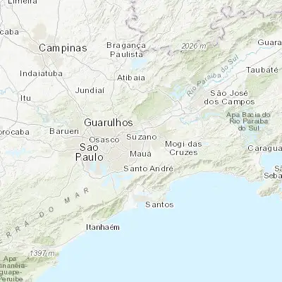 Map showing location of Ferraz de Vasconcelos (-23.540830, -46.368610)