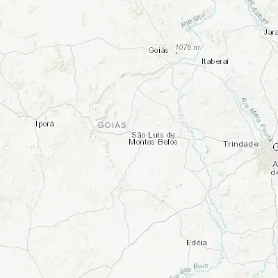 Map showing location of Firminópolis (-16.581940, -50.305000)