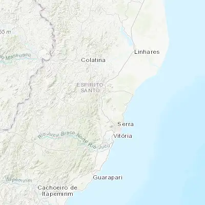 Map showing location of Fundão (-19.934080, -40.404730)