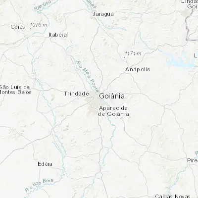 Map showing location of Goiânia (-16.678610, -49.253890)