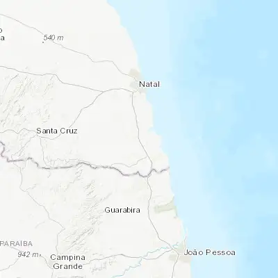 Map showing location of Goianinha (-6.264720, -35.212500)