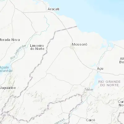 Map showing location of Governador Dix Sept Rosado (-5.458890, -37.520830)