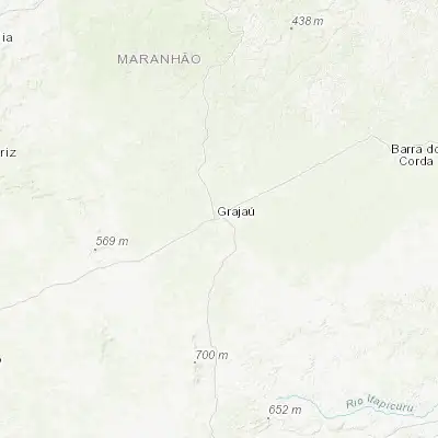 Map showing location of Grajaú (-5.819440, -46.138610)