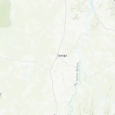 Map showing location of Gurupi (-11.729170, -49.068610)