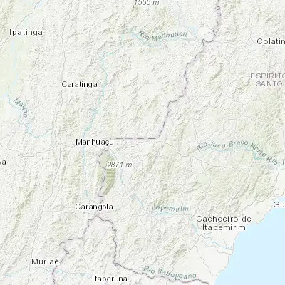 Map showing location of Ibatiba (-20.233890, -41.510560)