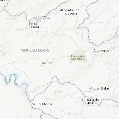 Map showing location of Ibimirim (-8.540560, -37.690280)