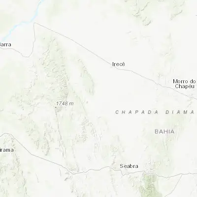 Map showing location of Ibipeba (-11.640830, -42.011110)