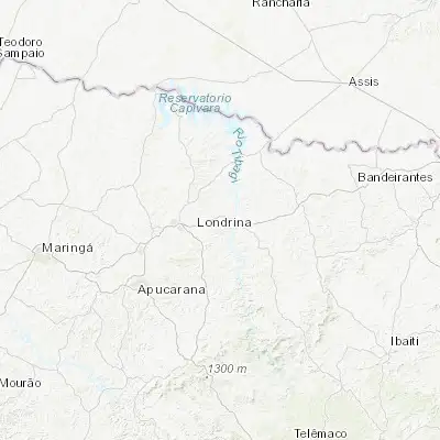 Map showing location of Ibiporã (-23.269170, -51.048060)