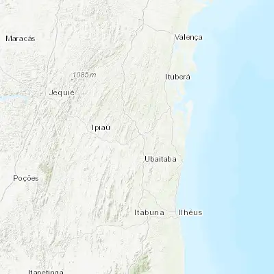 Map showing location of Ibirapitanga (-14.164170, -39.373610)