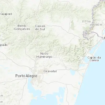 Map showing location of Igrejinha (-29.574440, -50.790280)