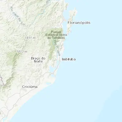 Map showing location of Imbituba (-28.240000, -48.670280)