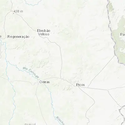 Map showing location of Inhuma (-6.668330, -41.707780)