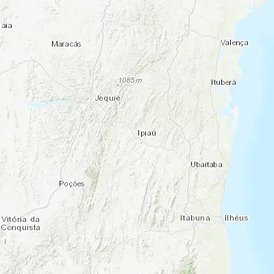 Map showing location of Ipiaú (-14.134490, -39.739480)