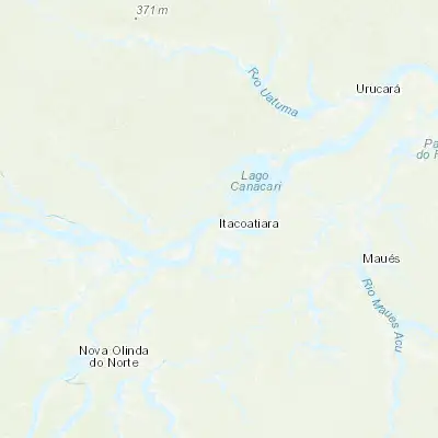 Map showing location of Itacoatiara (-3.143060, -58.444170)