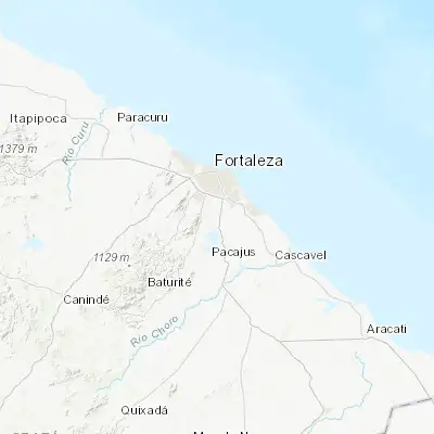 Map showing location of Itaitinga (-3.969440, -38.528060)