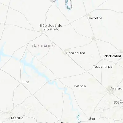 Map showing location of Itajobi (-21.318060, -49.054440)