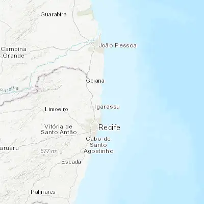 Map showing location of Itamaracá (-7.747780, -34.825560)