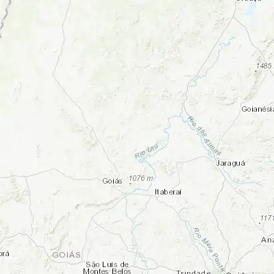 Map showing location of Itapuranga (-15.562220, -49.948610)