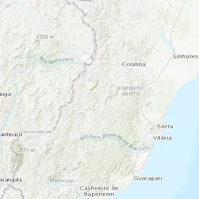 Map showing location of Itarana (-19.873890, -40.875280)