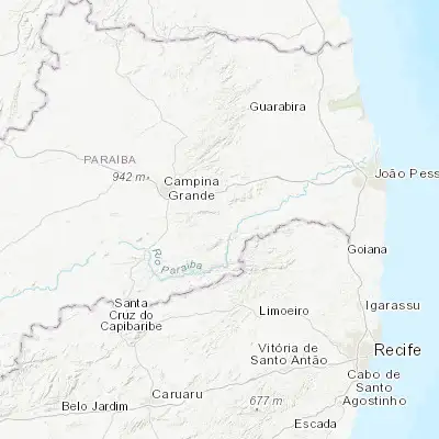 Map showing location of Itatuba (-7.375000, -35.628330)