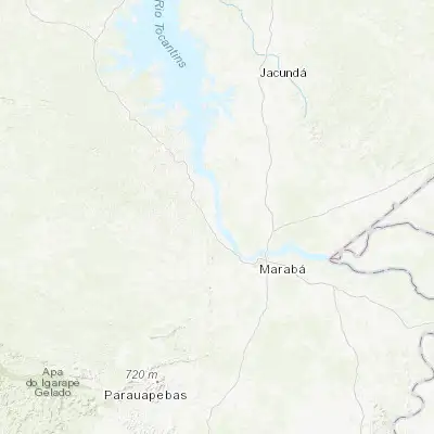 Map showing location of Itupiranga (-5.134720, -49.326670)