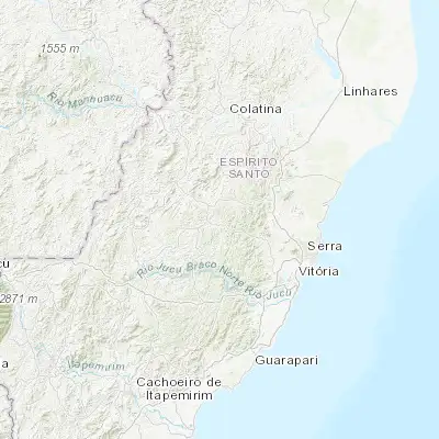 Map showing location of Jetibá (-20.020690, -40.681450)