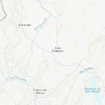 Map showing location of João Pinheiro (-17.742500, -46.172500)