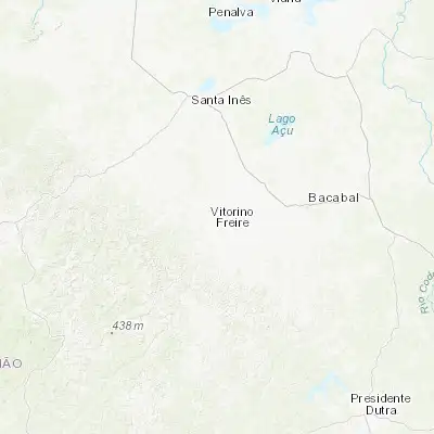 Map showing location of Lago da Pedra (-4.286740, -45.238240)