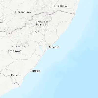 Map showing location of Maceió (-9.665830, -35.735280)