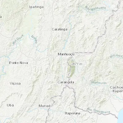 Map showing location of Manhumirim (-20.357780, -41.958060)