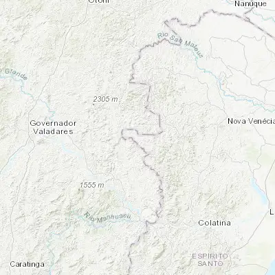 Map showing location of Mantenópolis (-18.862500, -41.122780)
