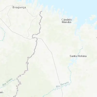 Map showing location of Maracaçumé (-2.042780, -45.959170)