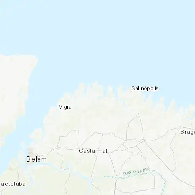 Map showing location of Marapanim (-0.717500, -47.699720)