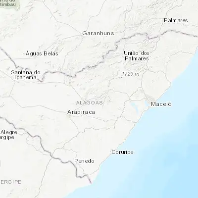 Map showing location of Maribondo (-9.577220, -36.305280)