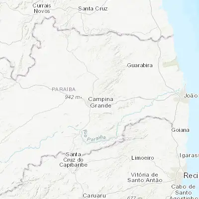 Map showing location of Massaranduba (-7.200280, -35.789170)