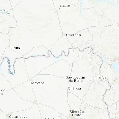 Map showing location of Miguelópolis (-20.179440, -48.031940)