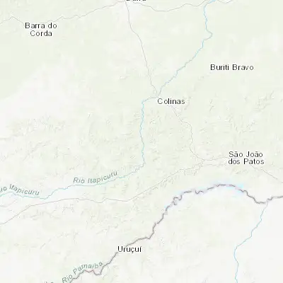 Map showing location of Mirador (-6.370830, -44.363060)