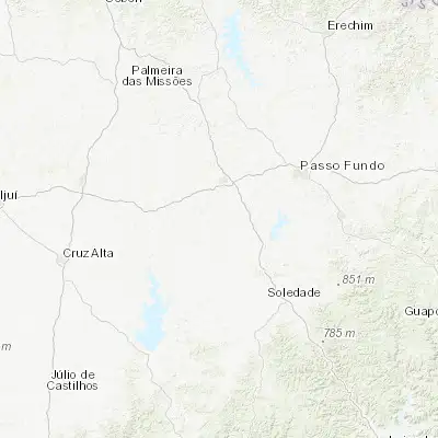 Map showing location of Não Me Toque (-28.459170, -52.820830)