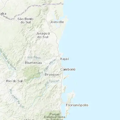 Map showing location of Navegantes (-26.898890, -48.654170)