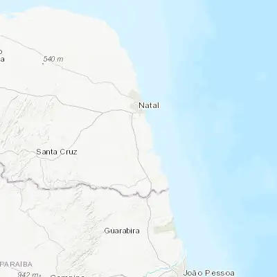 Map showing location of Nísia Floresta (-6.091110, -35.208610)