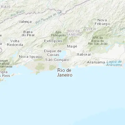 Map showing location of Niterói (-22.883330, -43.103610)