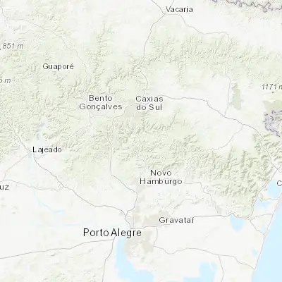Map showing location of Nova Petrópolis (-29.376390, -51.114440)